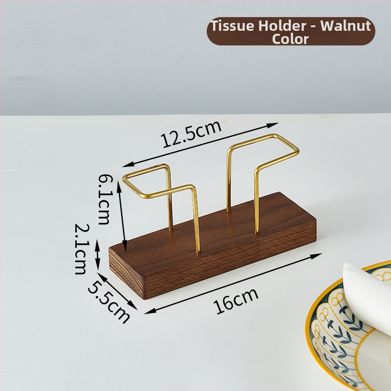 Suport de șervețele din lemn pentru restaurante și cafenele – suport vertical de birou, formă pătrată (Material: Lemn; Finisaj: Lustruit; Aspect: Pătrat; Brand: Lujiang; Stil: Altul)