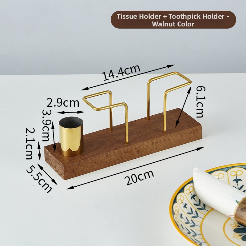 Suport de șervețele din lemn pentru restaurante și cafenele – suport vertical de birou, formă pătrată (Material: Lemn; Finisaj: Lustruit; Aspect: Pătrat; Brand: Lujiang; Stil: Altul)