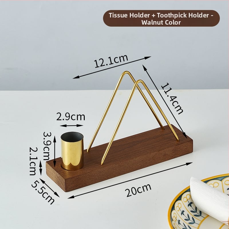 Suport de șervețele din lemn pentru restaurante și cafenele – suport vertical de birou, formă pătrată (Material: Lemn; Finisaj: Lustruit; Aspect: Pătrat; Brand: Lujiang; Stil: Altul)