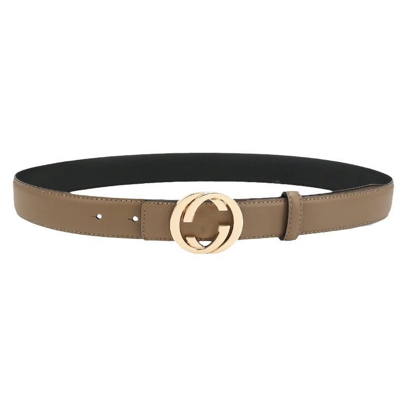 Curea de damă din piele naturală cu cataramă din aliaj, lățime 2-4 cm, strat de piele secundar, finisaj antic electroplacat, stil nișă