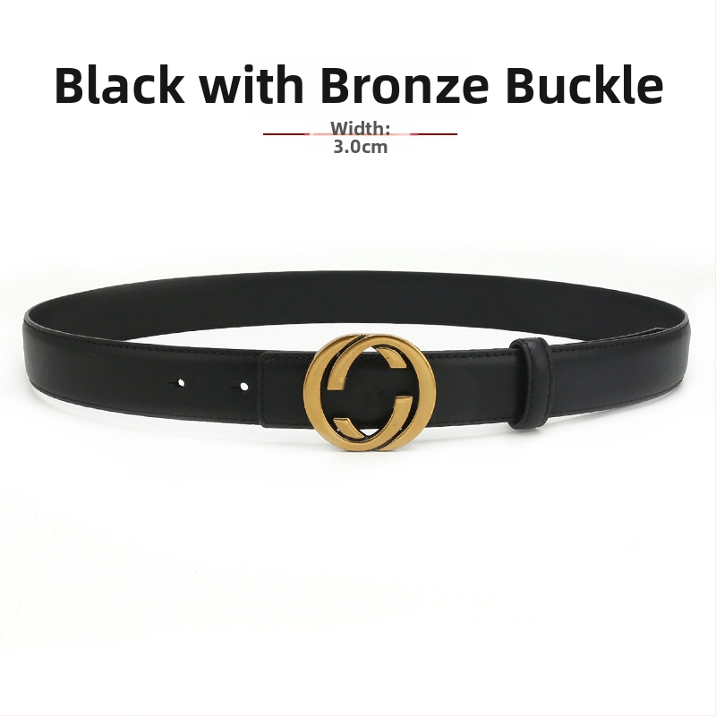 Curea de damă din piele naturală cu cataramă din aliaj, lățime 2-4 cm, strat de piele secundar, finisaj antic electroplacat, stil nișă