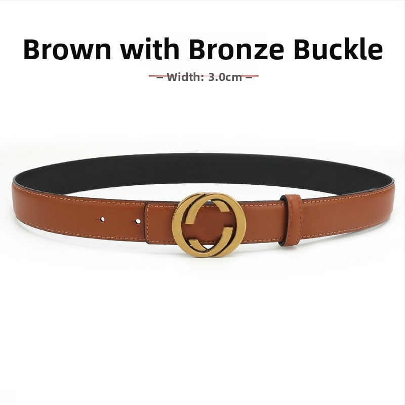 Curea de damă din piele naturală cu cataramă din aliaj, lățime 2-4 cm, strat de piele secundar, finisaj antic electroplacat, stil nișă