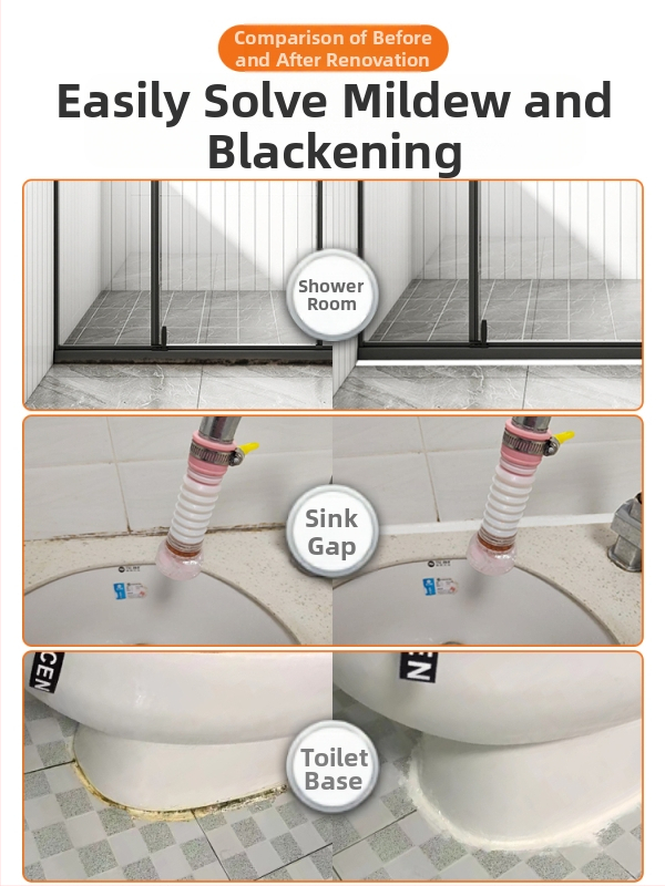 Fürdőszobai vízálló tömítő repedésekhez és szivárgásokhoz, átlátszó üveg ragasztó a fürdőszobai üvegajtó nedvesség elleni védelem (Szerkezet: Különálló típus; Drenázs: Padlólefolyó típus; Modell: GLJ-LYFZY; Stílus: Amerikai stílus)