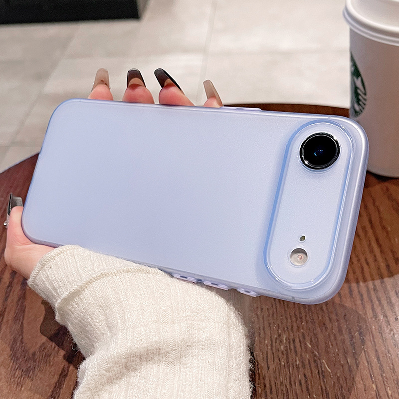 Калъф за iPhone – матиран TPU, цялостен минималистичен дизайн, против изпускане за Apple iPhone