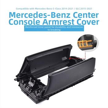 Panou de comutator al consolei centrale și capac de depozitare pentru Mercedes-Benz C-Class GLC (W205, C180, C200)