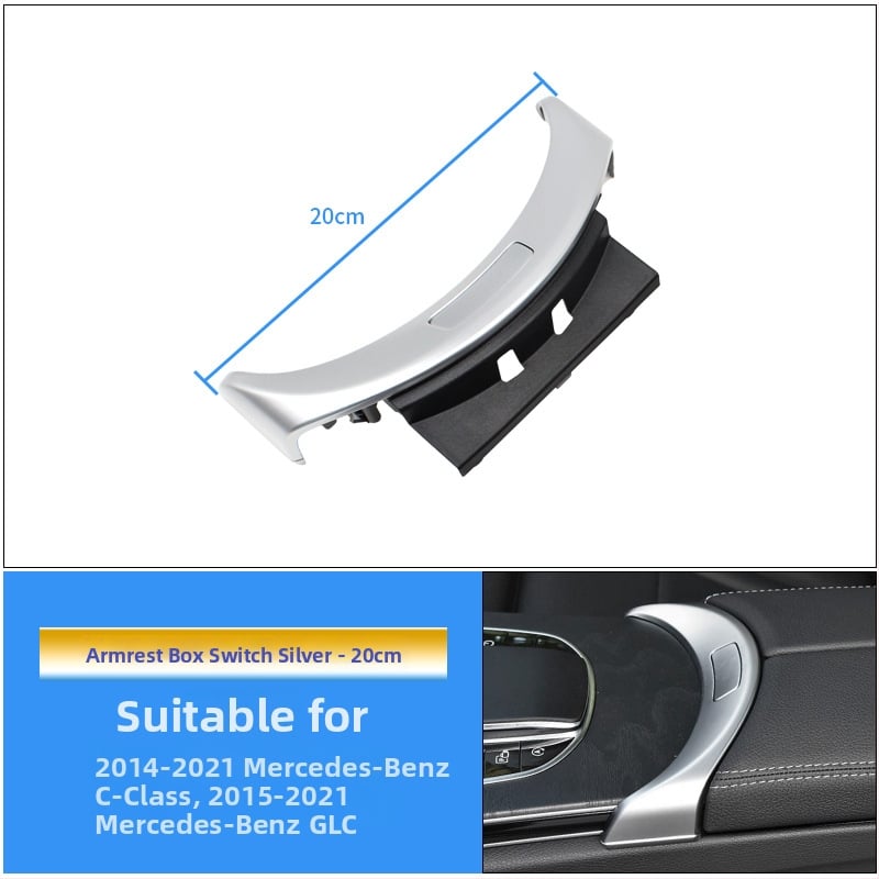 Panou de comutator al consolei centrale și capac de depozitare pentru Mercedes-Benz C-Class GLC (W205, C180, C200)