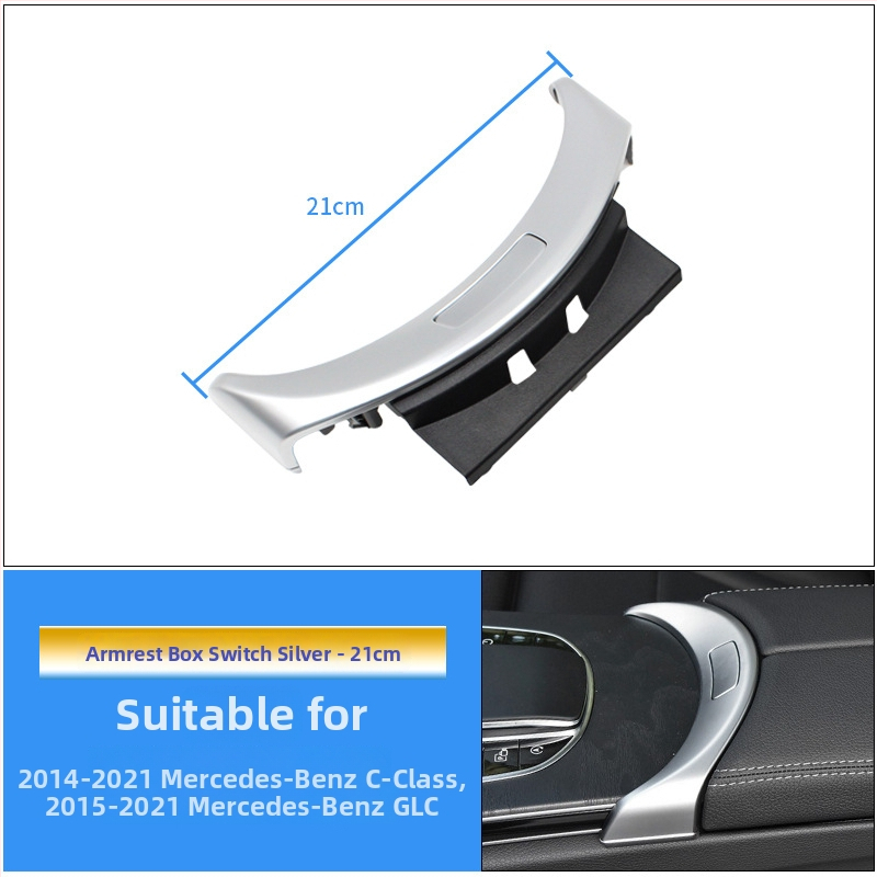 Panou de comutator al consolei centrale și capac de depozitare pentru Mercedes-Benz C-Class GLC (W205, C180, C200)
