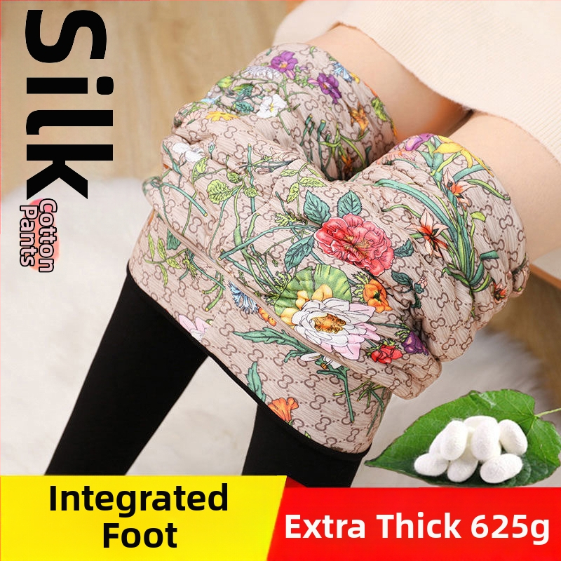 Pantaloni all-in-one pentru femei însărcinate, căptuți cu fleece, groși, călduroși, cu elasticitate înaltă