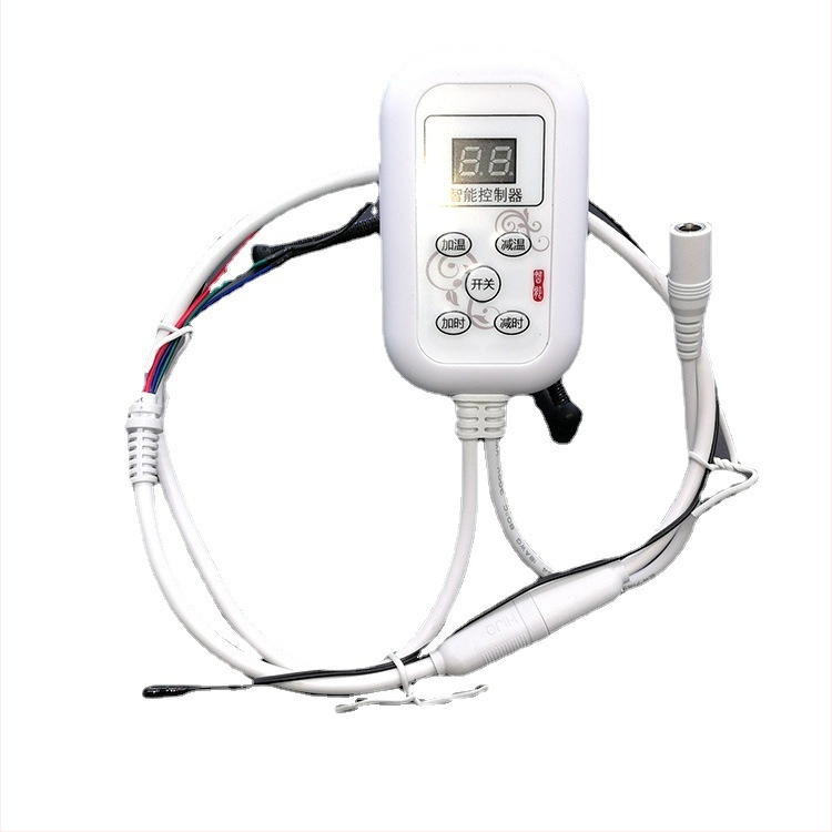 Lábmelegítő és lábfürdő termosztát – 12V, egyenes beépítés, elektromos takaró vezérlő, intelligens termosztát