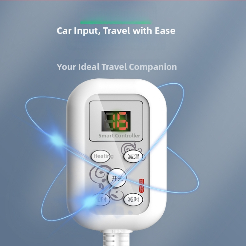 Lábmelegítő és lábfürdő termosztát – 12V, egyenes beépítés, elektromos takaró vezérlő, intelligens termosztát
