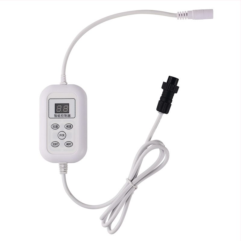 Lábmelegítő és lábfürdő termosztát – 12V, egyenes beépítés, elektromos takaró vezérlő, intelligens termosztát