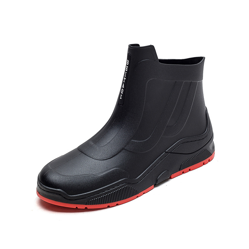 Ženske čizme za kišu srednje visine, PVC gornji dio, niski pet 1–3 cm, za četiri sezone, SGS kontrola kvalitete
