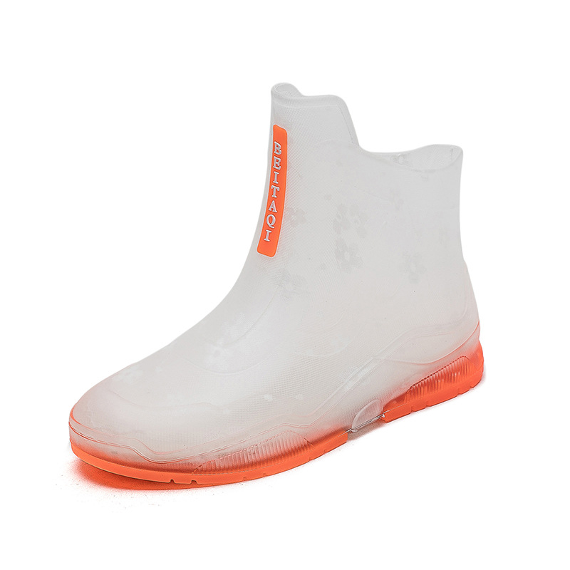 Ženske čizme za kišu srednje visine, PVC gornji dio, niski pet 1–3 cm, za četiri sezone, SGS kontrola kvalitete