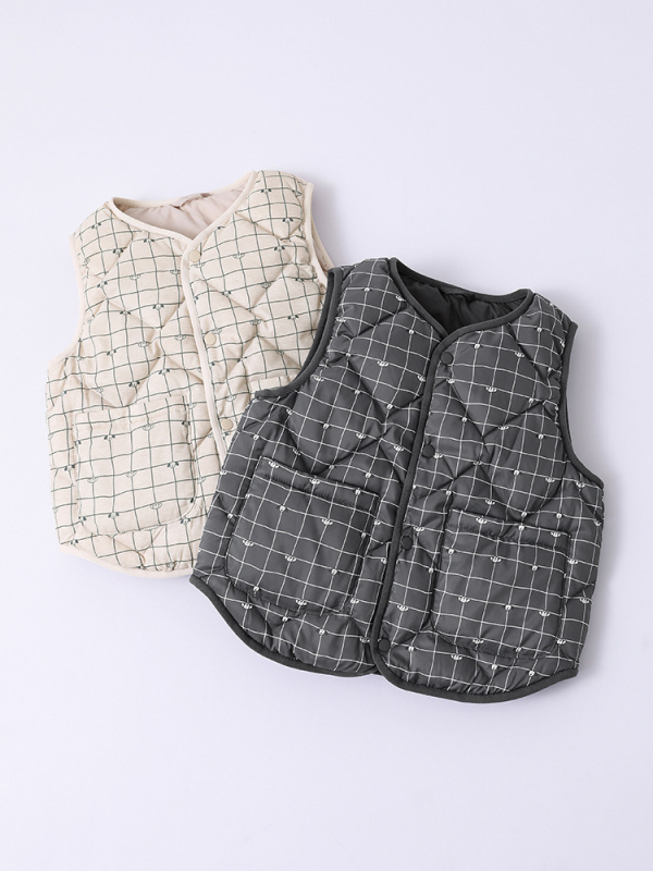 Παιδικό γιλέκο από πούπουλα, κορεατικού στυλ, με γέμισμα από λευκό πούπουλο πάπιας, καρτούν μοτίβο, για παιδιά 3–8 ετών