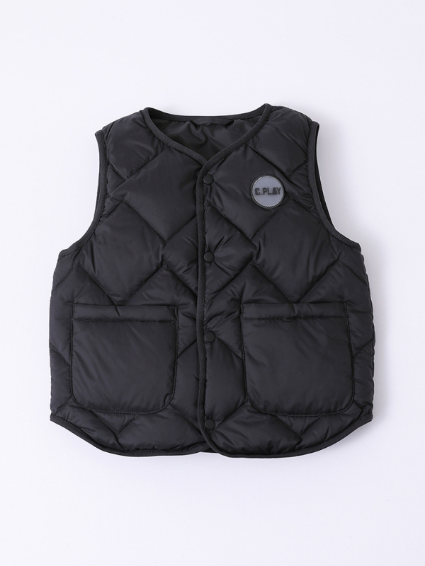 Παιδικό γιλέκο από πούπουλα, κορεατικού στυλ, με γέμισμα από λευκό πούπουλο πάπιας, καρτούν μοτίβο, για παιδιά 3–8 ετών