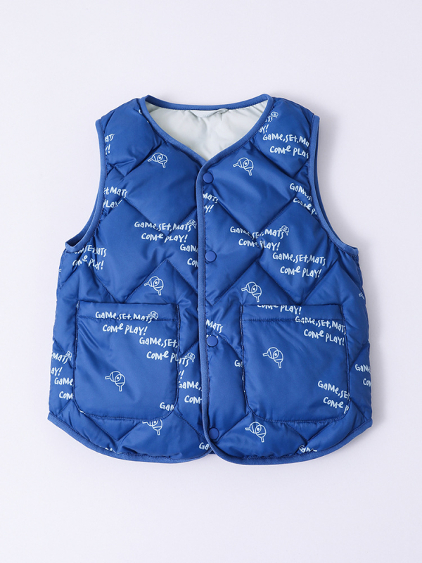 Παιδικό γιλέκο από πούπουλα, κορεατικού στυλ, με γέμισμα από λευκό πούπουλο πάπιας, καρτούν μοτίβο, για παιδιά 3–8 ετών