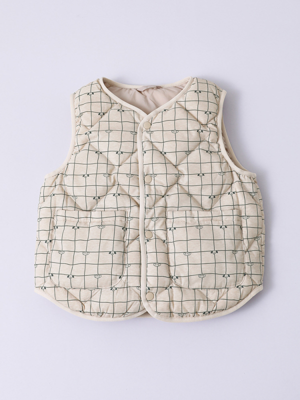 Παιδικό γιλέκο από πούπουλα, κορεατικού στυλ, με γέμισμα από λευκό πούπουλο πάπιας, καρτούν μοτίβο, για παιδιά 3–8 ετών