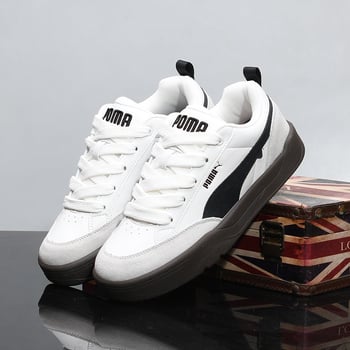 Αθλητικά παπούτσια - Unisex, στρογγυλή μύτη, επάνω μέρος από συνθετικό δέρμα, σόλα από καουτσούκ, κλείσιμο με κορδόνια