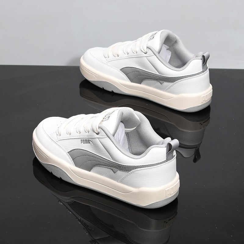 Αθλητικά παπούτσια - Unisex, στρογγυλή μύτη, επάνω μέρος από συνθετικό δέρμα, σόλα από καουτσούκ, κλείσιμο με κορδόνια