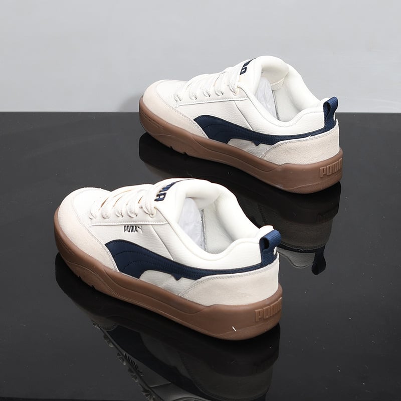 Αθλητικά παπούτσια - Unisex, στρογγυλή μύτη, επάνω μέρος από συνθετικό δέρμα, σόλα από καουτσούκ, κλείσιμο με κορδόνια