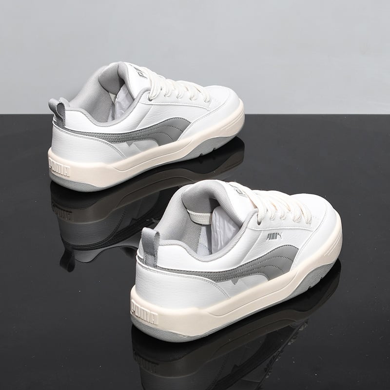 Αθλητικά παπούτσια - Unisex, στρογγυλή μύτη, επάνω μέρος από συνθετικό δέρμα, σόλα από καουτσούκ, κλείσιμο με κορδόνια