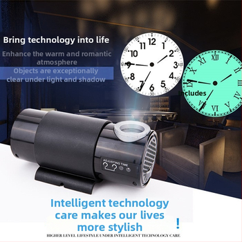 Ceas de proiecție cu LED, proiecție a numerelor mari, montaj pe perete, afișaj digital și analogic, lampă de noapte