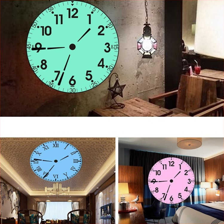 Ceas de proiecție cu LED, proiecție a numerelor mari, montaj pe perete, afișaj digital și analogic, lampă de noapte