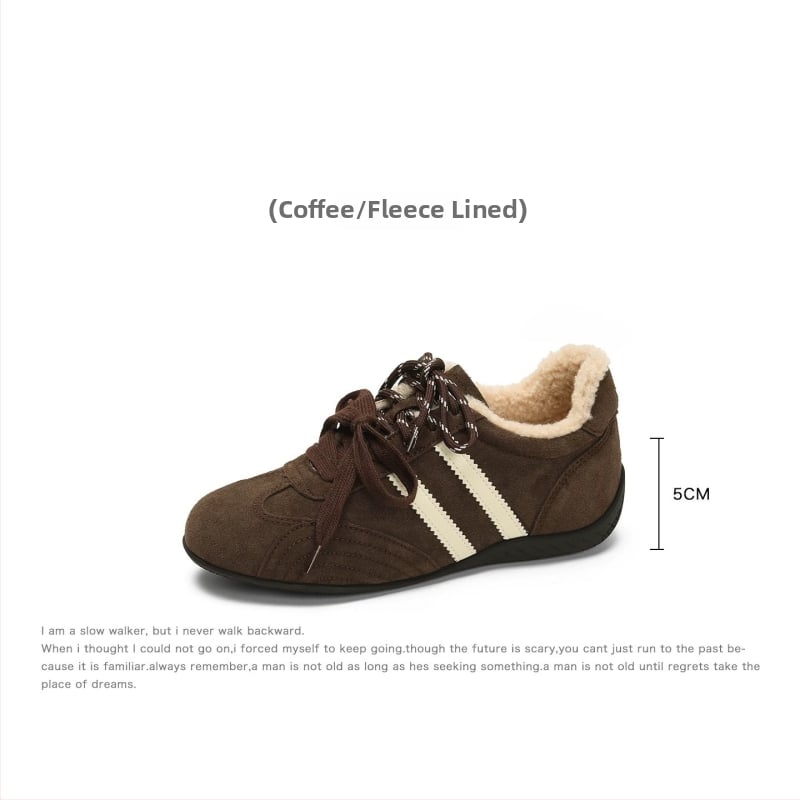 Γυναικείa αθλητικά παπούτσια από nubuk δέρμα, χαμηλό ύψος, εσωτερική αύξηση ύψους 5 cm, επένδυση μαλλί-κάσμιρ, χειμερινά καθημερινά παπούτσια