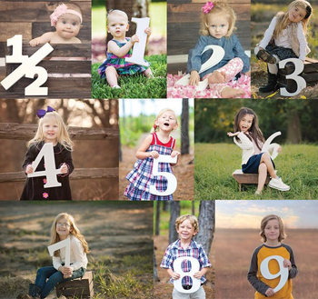 Xinyao Crafts Numere din lemn – lemn de pin, model Numbers, accesorii foto pentru decor acasă și decor de scenă