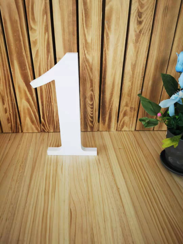 Xinyao Crafts Numere din lemn – lemn de pin, model Numbers, accesorii foto pentru decor acasă și decor de scenă