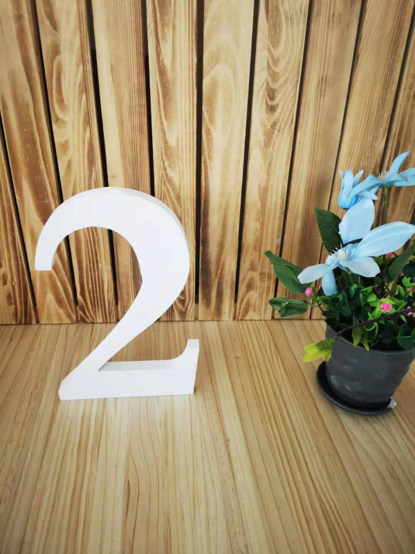 Xinyao Crafts Numere din lemn – lemn de pin, model Numbers, accesorii foto pentru decor acasă și decor de scenă