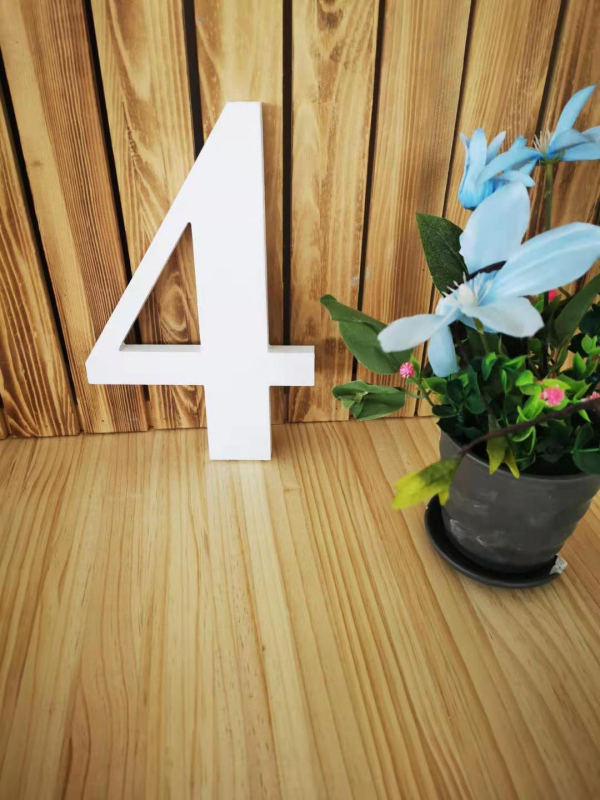 Xinyao Crafts Numere din lemn – lemn de pin, model Numbers, accesorii foto pentru decor acasă și decor de scenă