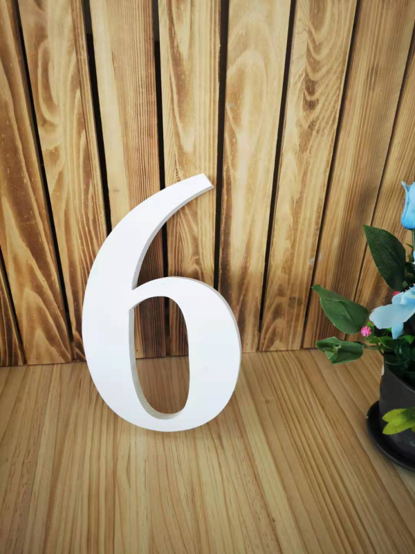 Xinyao Crafts Numere din lemn – lemn de pin, model Numbers, accesorii foto pentru decor acasă și decor de scenă