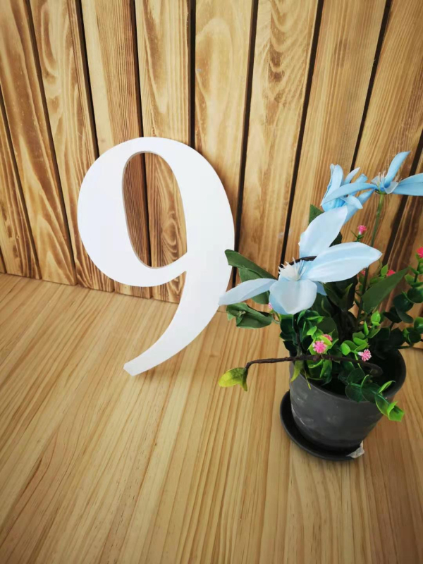 Xinyao Crafts Numere din lemn – lemn de pin, model Numbers, accesorii foto pentru decor acasă și decor de scenă