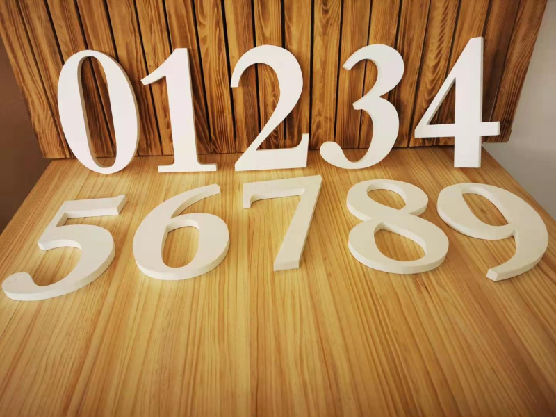 Xinyao Crafts Numere din lemn – lemn de pin, model Numbers, accesorii foto pentru decor acasă și decor de scenă