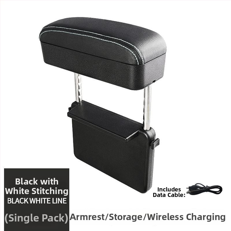 Cutie pentru cotiera auto – depozitare multifuncțională, înălțime reglabilă, potrivire universală