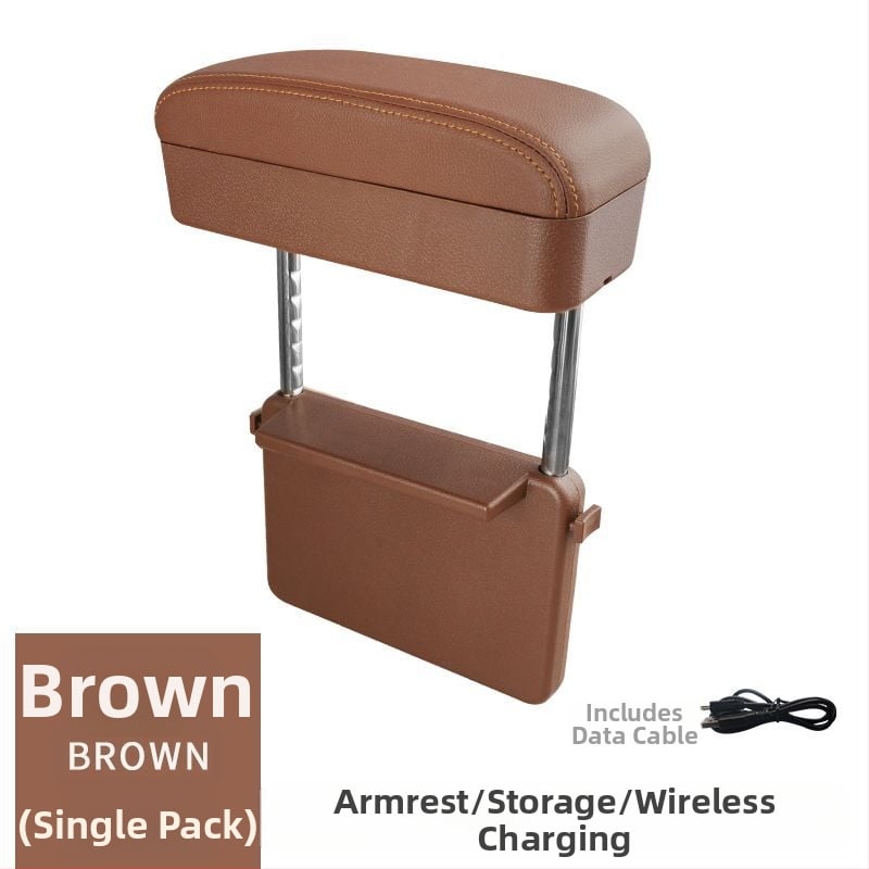 Cutie pentru cotiera auto – depozitare multifuncțională, înălțime reglabilă, potrivire universală