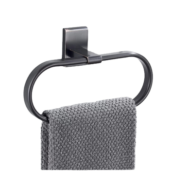 Set kupaonskih metalnih dodataka, bakar materijal, oksidacijski završetak, šestodjelni set Century Xin, uključuje držač za ručnike, držač za četkicu za zahod, držač za papir i policu za odlaganje