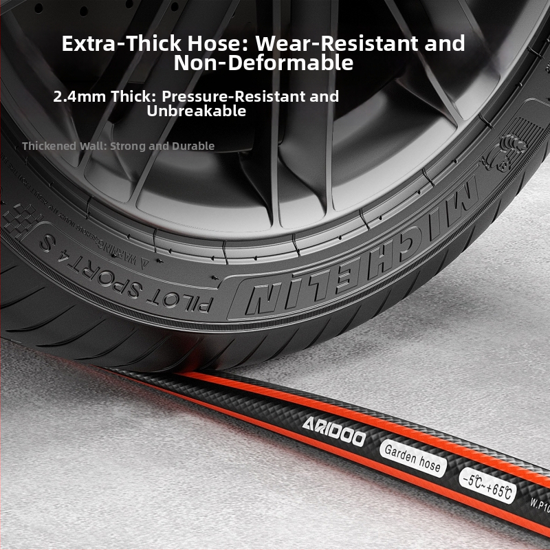 PU гъвкав воден маркуч (Модел: 4-Point Pipe; Материал: PU; Номинално налягане: 1; Работна температура: 20°C; Марка: Airuidun)