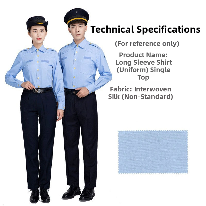 Работна риза от памук-смесена тъкан, 30s плат, слим фит, къс ръкав