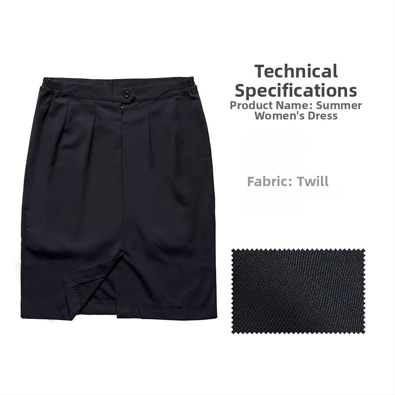 Работна риза от памук-смесена тъкан, 30s плат, слим фит, къс ръкав