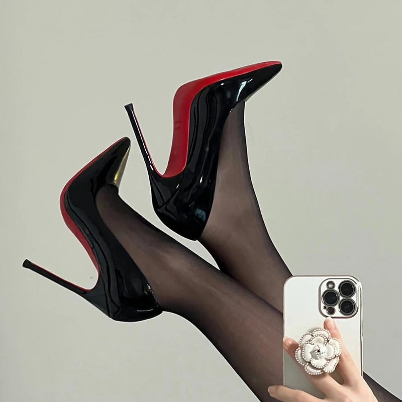 Mundu dámske lodičky na vysokom podpätku, špičatý nos, 6–8 cm výška podpätku, gumová podrážka