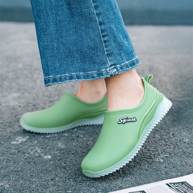 Ženske PVC kratke kišne čizme, protuklizna podloga, slip-on, za sve sezone