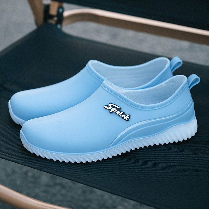Ženske PVC kratke kišne čizme, protuklizna podloga, slip-on, za sve sezone