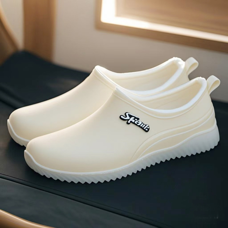 Ženske PVC kratke kišne čizme, protuklizna podloga, slip-on, za sve sezone