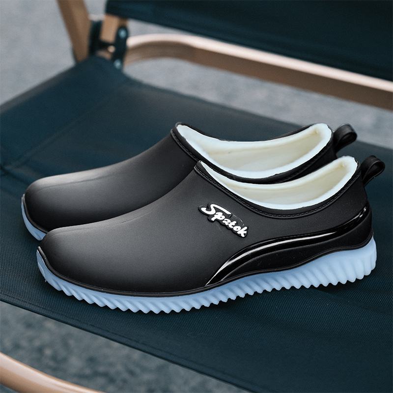 Ženske PVC kratke kišne čizme, protuklizna podloga, slip-on, za sve sezone