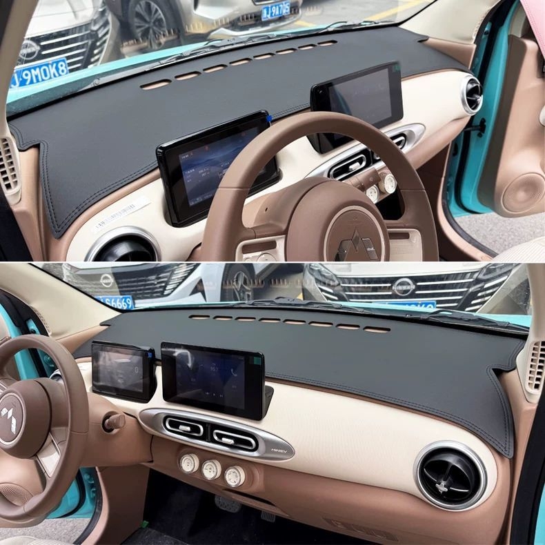 Μάτ Εσωτερικού ταμπλό για Wuling Mini 4-Πόρτες Προηγμένη Έκδοση — Συμβατό με 25 μοντέλα; Σχέδιο: Λογότυπο μάρκας; Εγκεκριμένη ιδιωτική μάρκα