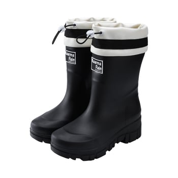 Ženske PVC čizme do sredine potkoljenice, debeli đon, visina pete 3-5 cm, outdoor stil