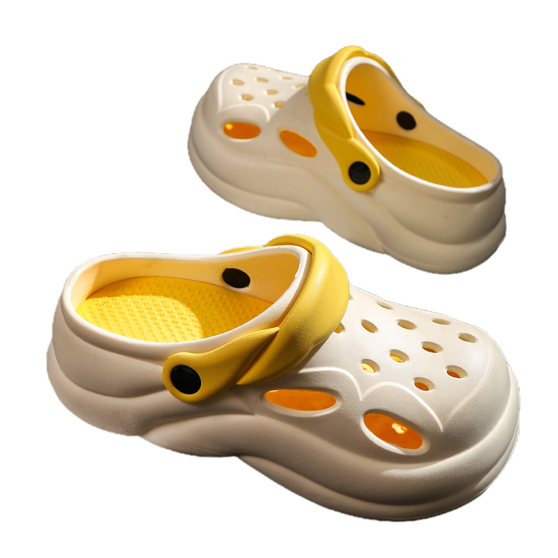 Γυναικείες Baotou παντόφλες με χοντρή σόλα – Αντιολισθητικό PVC επάνω μέρος και σόλα, ύψος 1.5–3.5 εκ., Καλοκαίρι 2025