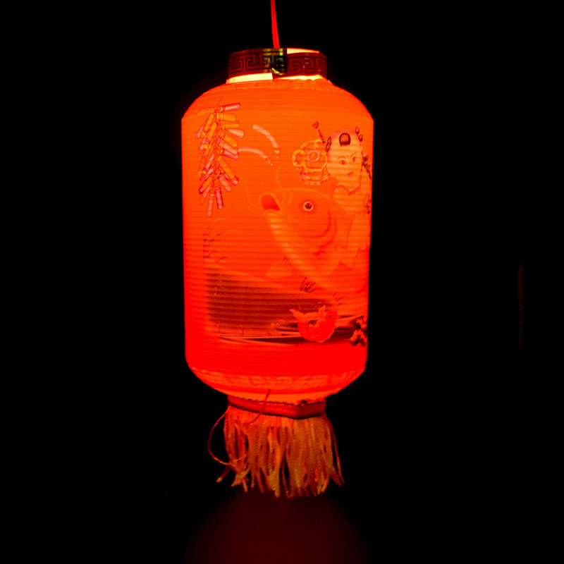 Fanar LED portabil pentru copii, cu interacțiune sunet-lumină – jucărie din plastic, 14+ ani